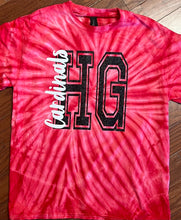 School Spirit Tie Dye tee