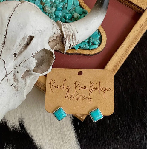Turquoise Stud Earrings