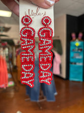 Game Day Beaded earrings