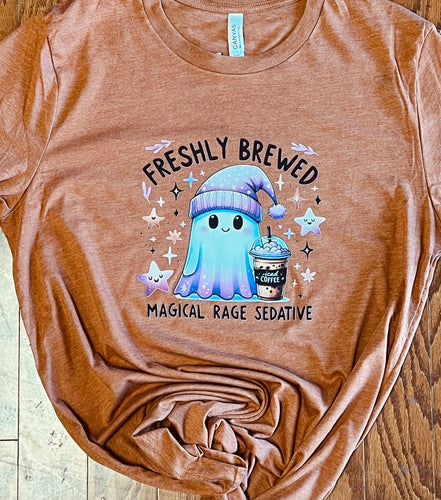 Freshly Brewed Ghost tee