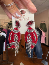 Football Fringe Earrings