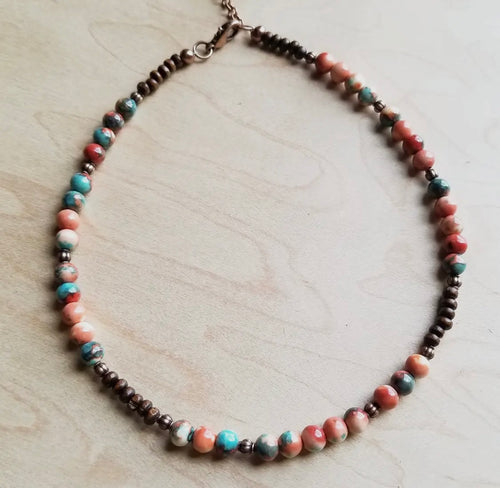 Multi Color Turquoise Necklace