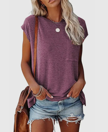 Short Cap Loose Fit Tops