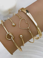 LOVE Geometric Bracelet Set