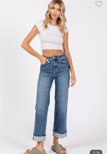Petra Relaxed w/cuff Hem Jeans