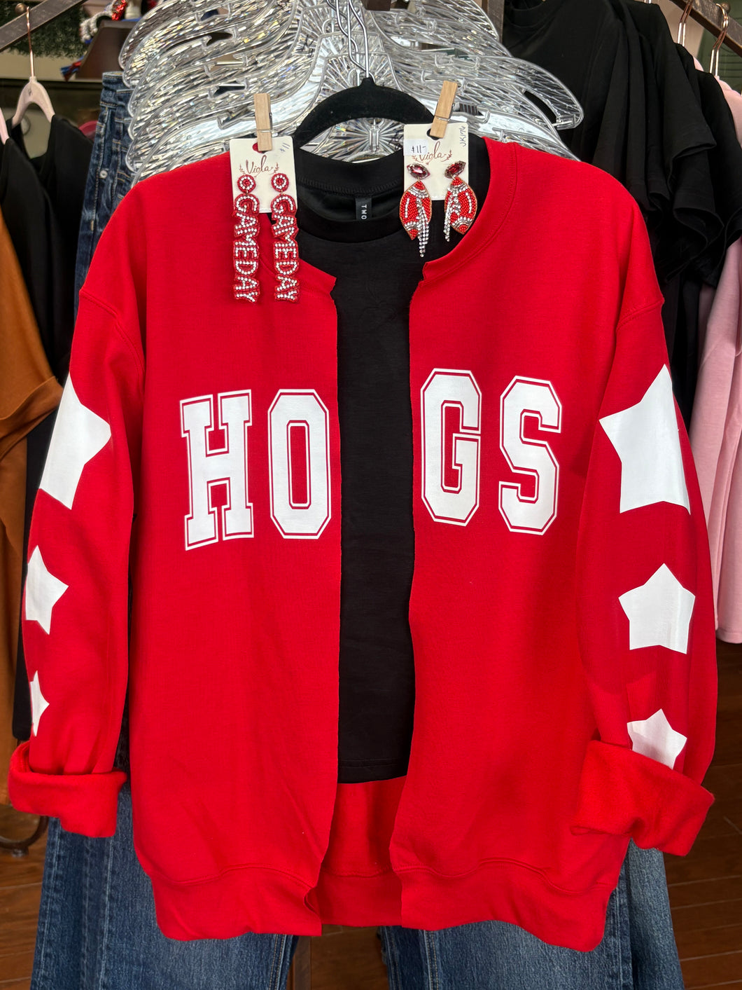 Mascot Sweatshirt Cardi
