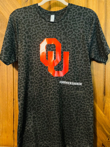 #BoomerSooner Leopard Tee