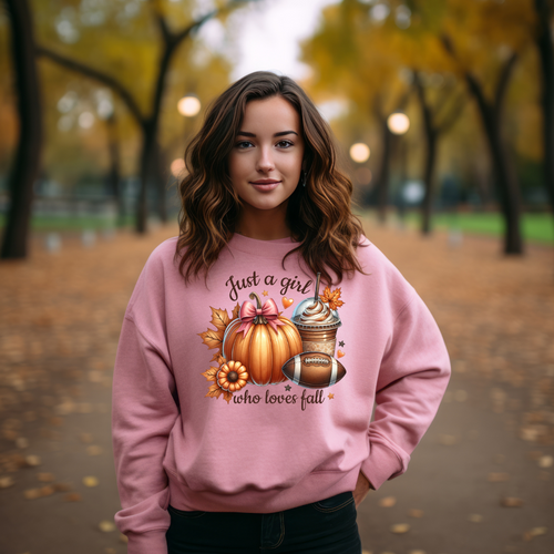 Just A Girl Who Loves Fall Sweatshirt