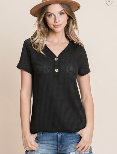 Tunic Button Top