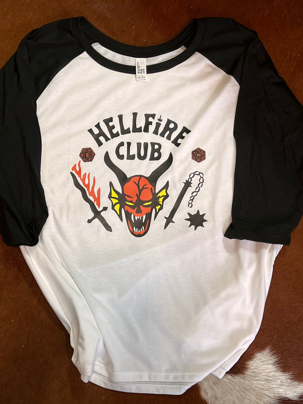 Hellfire Club raglan tee