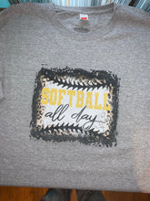 Softball All Day tee