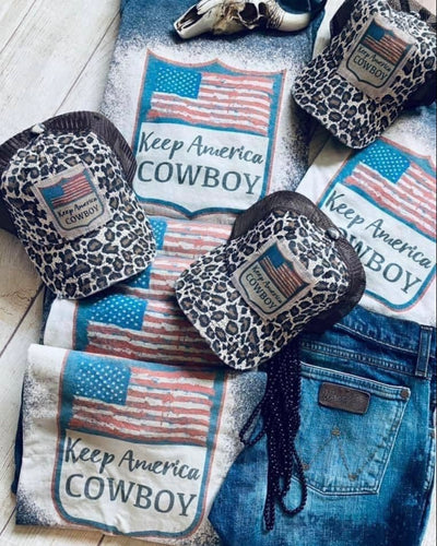 Keep America Cowboy tee
