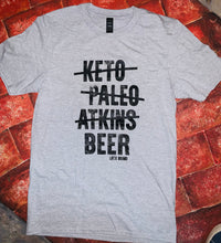 Keto/Paleo/Atkins/Beer tee