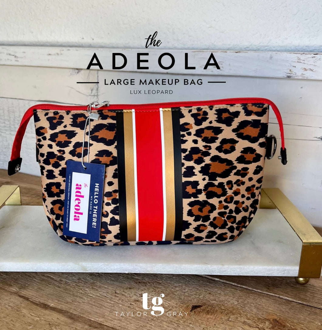 The Adeola Neoprene Large Makeup Bag