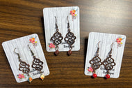 Scroll Drop Earrings